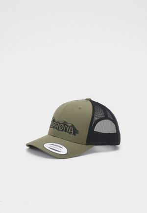 Norrøna /29 TRUCKER SNAP BACK UNISEX - Kapa - olive night/caviar