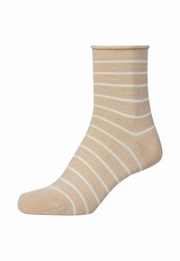 camano STRIPES 4ER PACK - Calze - almond blossom