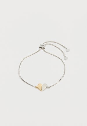 HEART SLIDER - Βραχιόλι - silver-coloured/gold-coloured