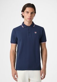 Fila BIELLA REGULAR TIPPED - Piké - black iris