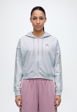 adidas Sportswear, Суитшърт с качулка - light grey heather/medium grey heather