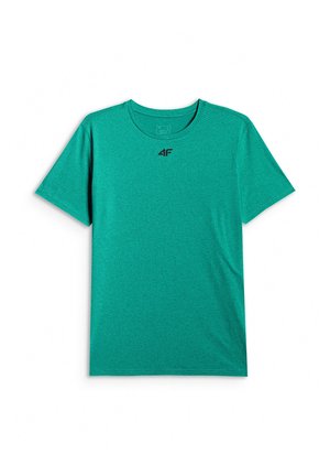 4F, 4F KOSZULKA TRENINGOWA REGULAR SZYBKOSCHNĄCA MĘSKA - Sport T-shirt - green