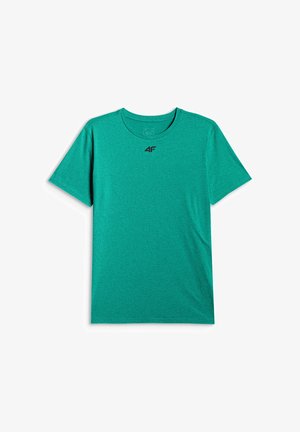 4F, 4F KOSZULKA TRENINGOWA REGULAR SZYBKOSCHNĄCA MĘSKA - Sport T-shirt - green