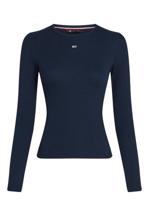 Tommy Jeans, ESSENTIAL - Μπλούζα με μακριά μανίκια - dark night navy