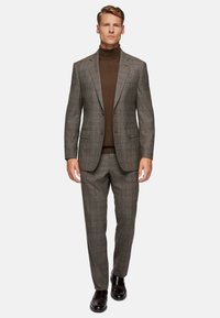 Boggi Milano PRINCE OF WALES BLEND STYLE BRUXELLES  - Sako - brown