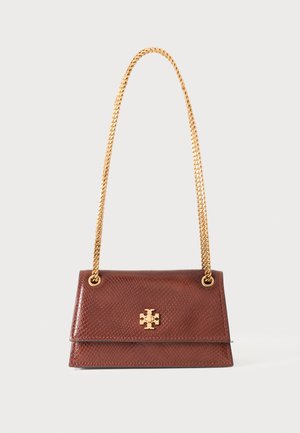 Tory Burch, KIRA TURNLOCK EMBOSSED MINI - Τσάντα χιαστί - cognac