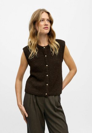 FLÜGELÄRMEL - Veste sans manches - seal brown