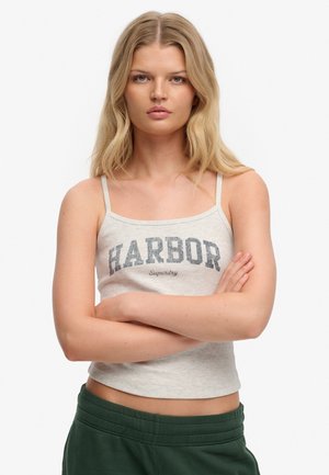 ATHLETIC ESSENTIALS GRAPHIC PRINT CAMI - Top - iced grey marl