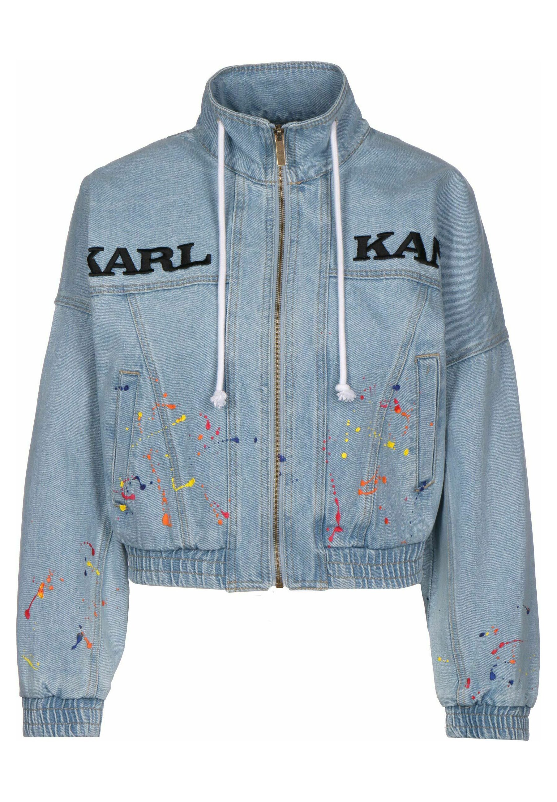 KARL KANI CHAQUETA DENIM PAINT SPLATTER VAQUERA – Paniko Street Wear