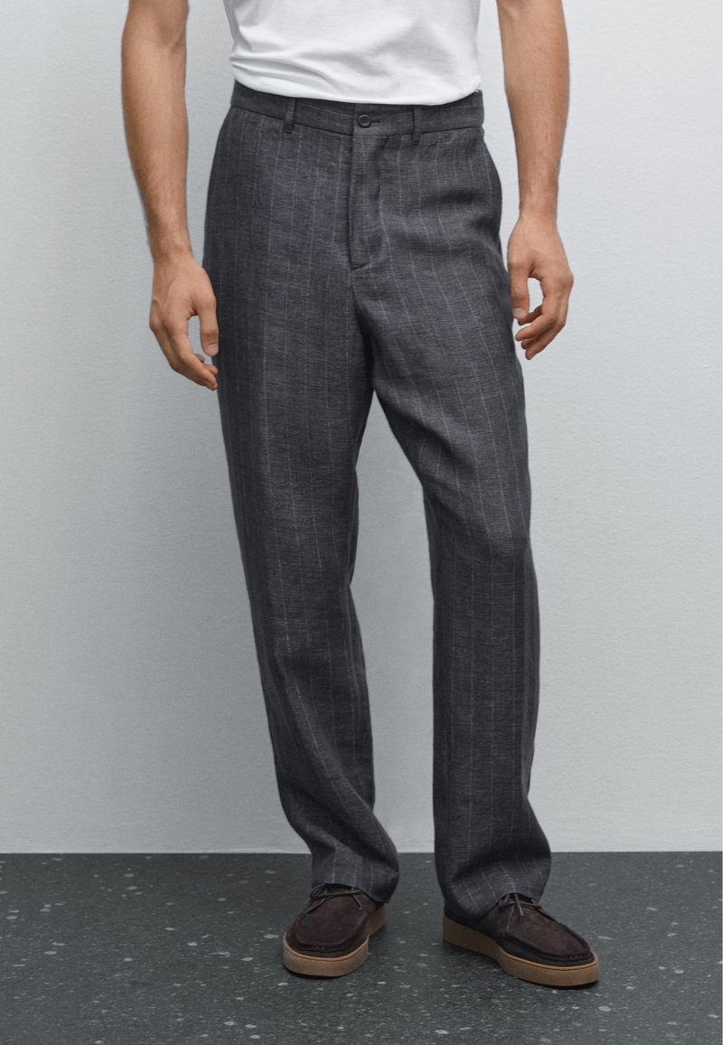 Massimo Dutti Trousers - light blue