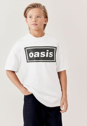 BAND REGULAR FIT - T-Shirt print - white