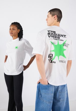 UNISEX - Print T-shirt - bright white