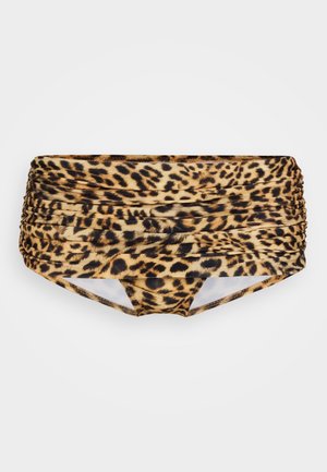 Norma Kamali LOW RISE BILL BOTTOM - Bikini pezzo sotto - cheetah patch