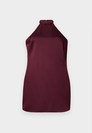 Vero Moda VMELENA HALTER NECK SHORT DRESS - Vestido de cóctel - winetasting