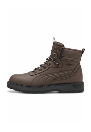 DESIERTO V3 - Lace-up ankle boots - flat bronze-flat bronze-flat dark gray