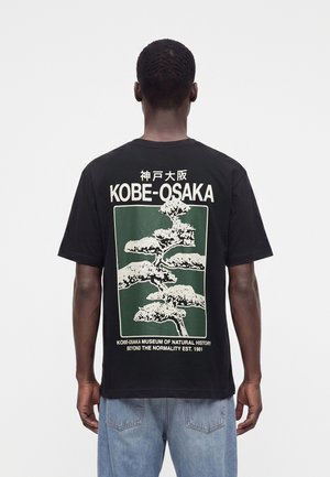 Only & Sons, ONSAXEL BONSAI TEE - Μπλουζάκι με στάμπα - black