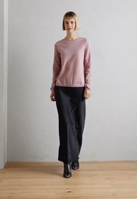 Marc O'Polo LONGSLEEVE ROUND NECK - Pullover - dark mauve