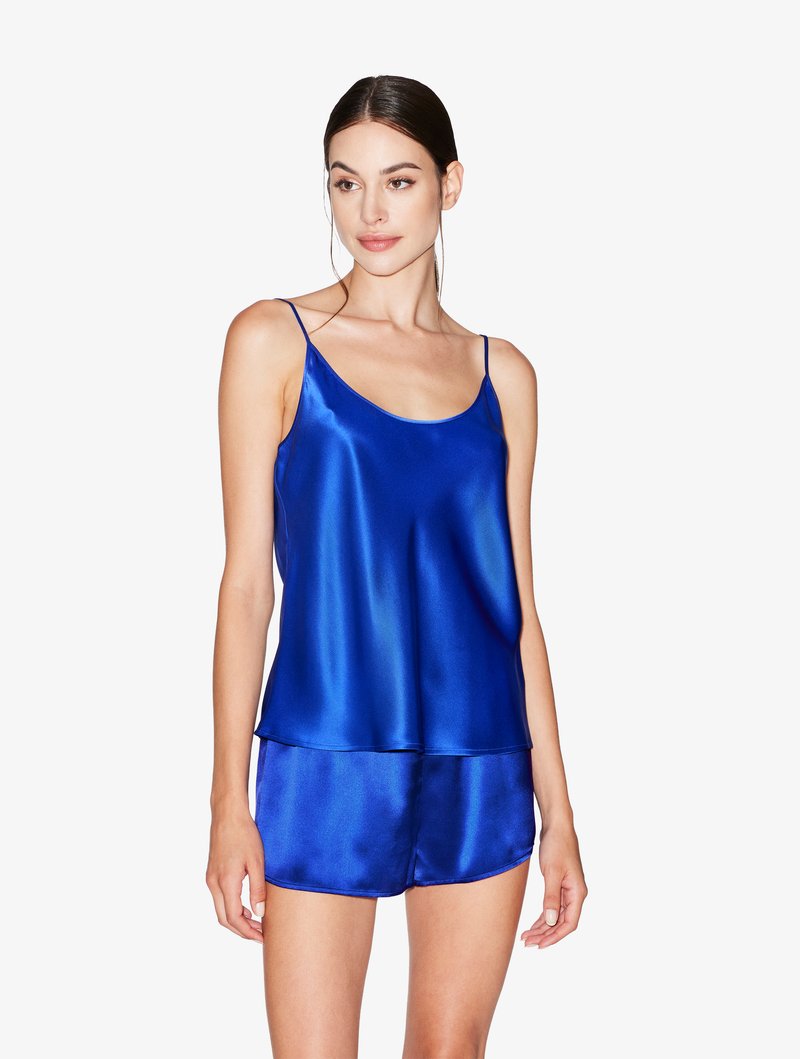 La Perla SILK - Top - dark blue/mørkeblå - Zalando.dk