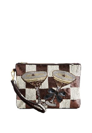 Next ESPRESSO MARTINI EMBELLISHED POUCH . - Trousse de toilette - chocolate brown