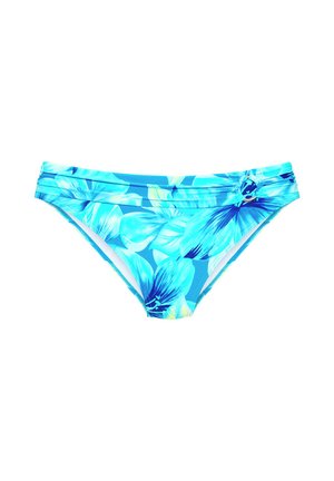 s.Oliver, S.OLIVER BIKINI-HOSE - Bikini bottoms - türkis bedruckt