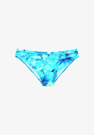 s.Oliver, S.OLIVER BIKINI-HOSE - Bikini bottoms - türkis bedruckt