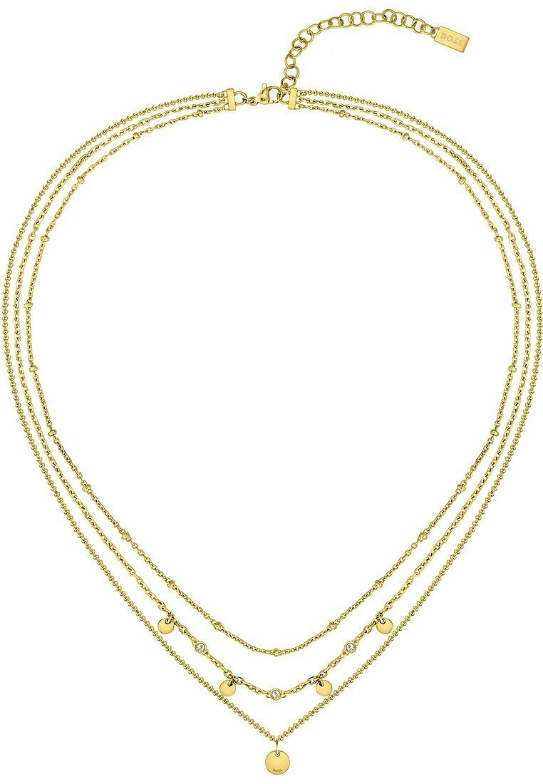 BOSS - KRISTALL - Halsband - gold-coloured, Förstora