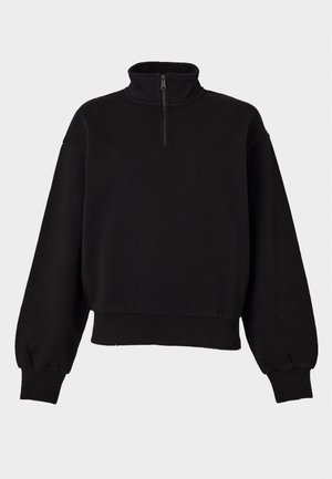 Carhartt WIP, CASEY HIGH NECK - Sweatshirt - black/silver-coloured