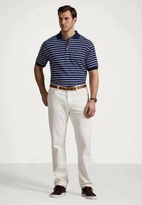 Polo Ralph Lauren Big & Tall STRIPED SOFT COTTON POLO SHIRT - Polo - refined navy