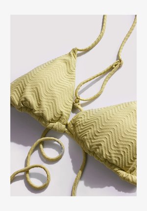 LOAVIES, SUNSET - Top de bikini - lurex green light