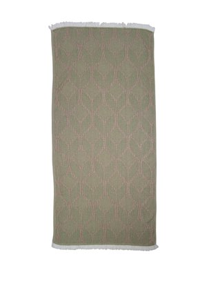 BOTANIC ART - Strandhanddoek - taupe/green