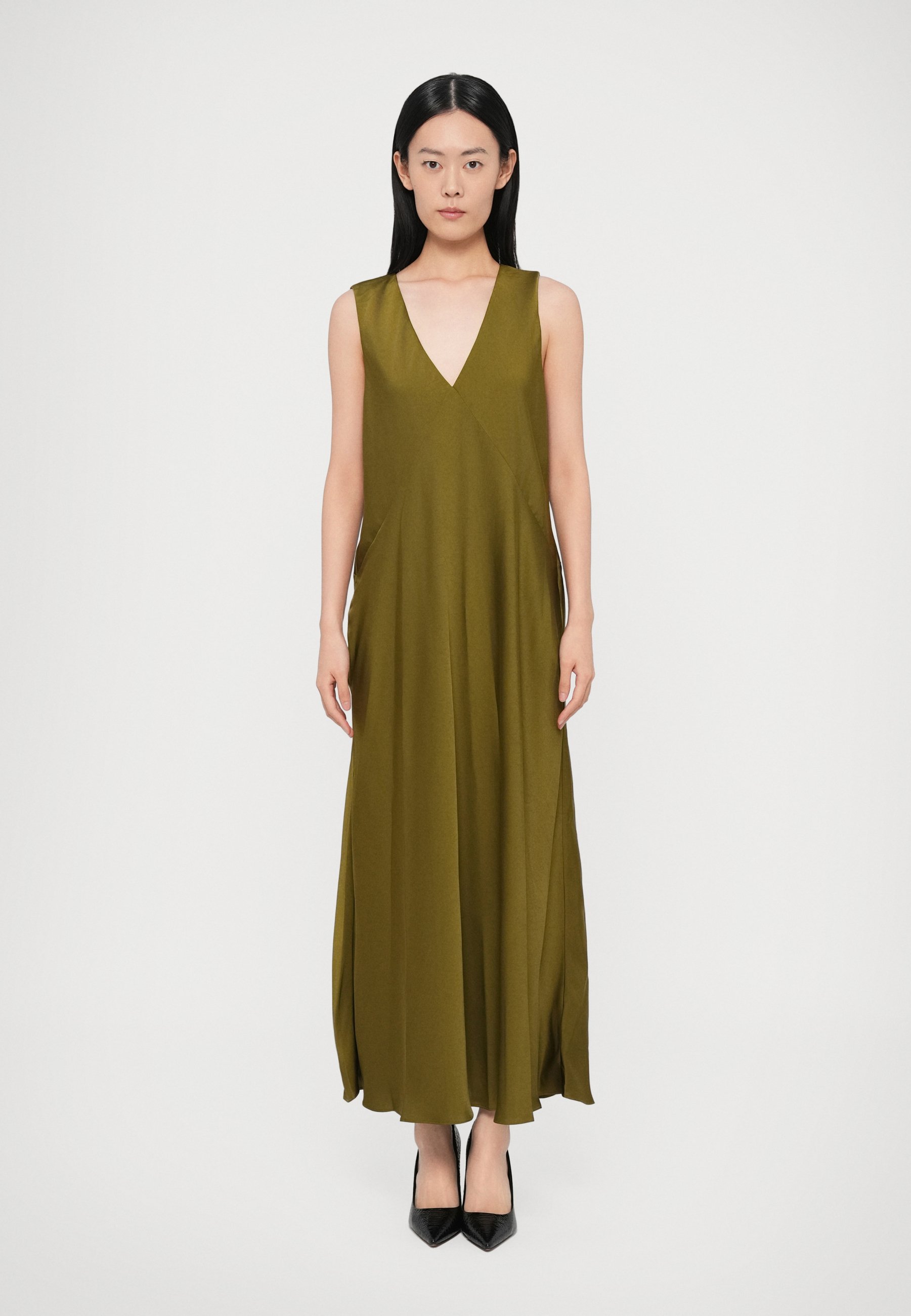 michael kors olive green dress Dress Designer By Michael Kors In Green, Size: M