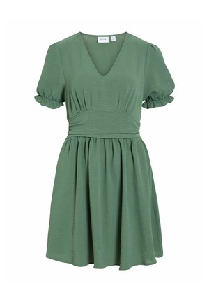 VILA, SHORT DRESS VIRELLA SHORT SLEEVED - Rochie de zi - laurel wreath