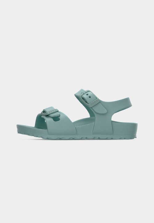 Birkenstock RIO KIDS NARROW UNISEX - Pool slides - surf green — foto 2