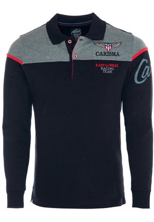 MIT STICKEREI RACING TEAM - Poloshirt - schwarz