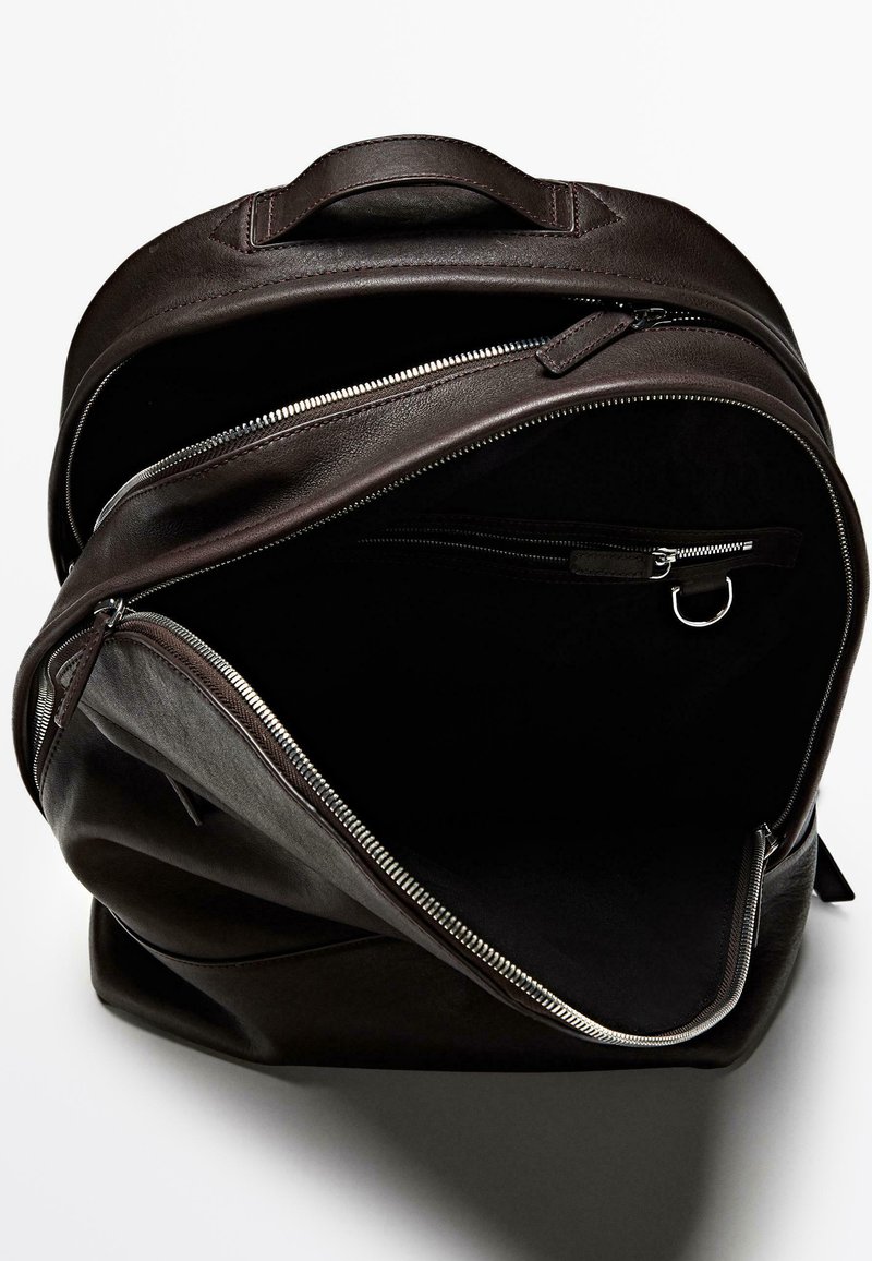 Massimo Dutti Rucksack dark brown - Main Image