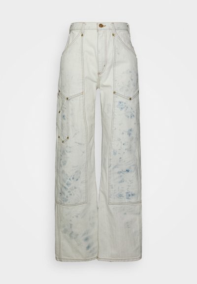 RE/DONE SUPER HIGH WORKWEAR - Jeansy Straight Leg