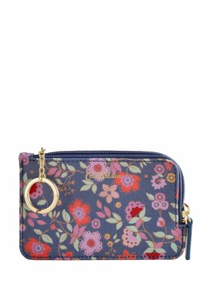 Wallet - navy lace petals