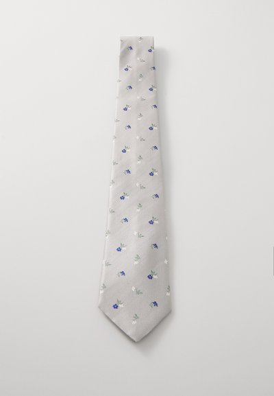 Paul Smith TIE FLORAL UNISEX - Kravata - grey