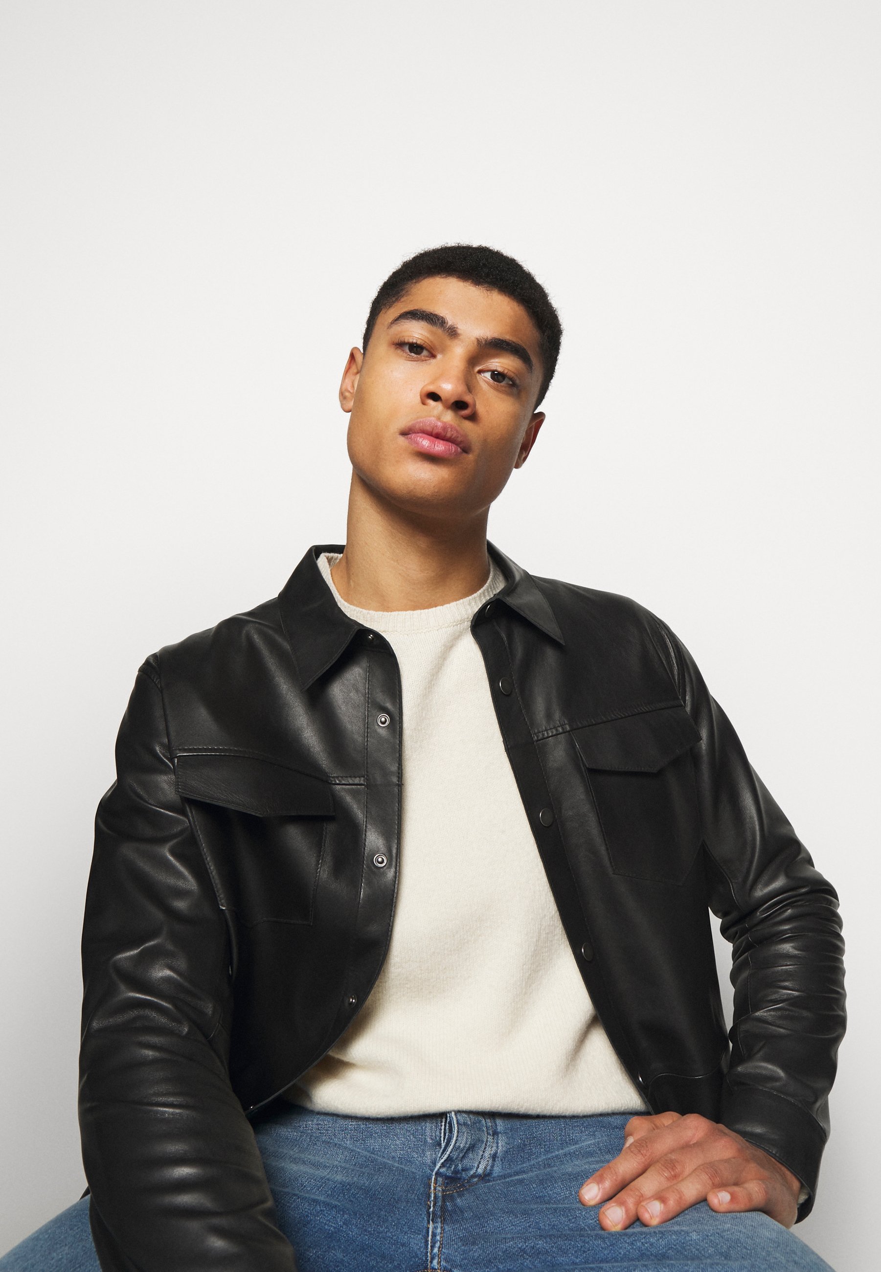 zalando leather jacket