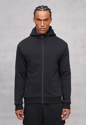 UTOPJA - Felpa con zip - black