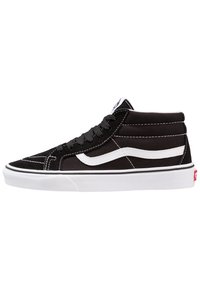 Vans - UA SK8-MID REISSUE - Korkeavartiset tennarit - black/true white Pienoiskuva 1