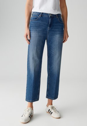 OPUS MID RISE STRAIGHT FIT - Jeans Straight Leg - mid lively blue