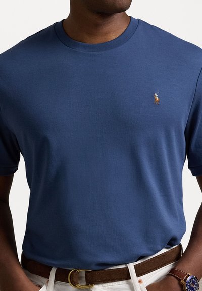 Polo Ralph Lauren Big & Tall SOFT COTTON CREWNECK T-SHIRT - Tricou basic - clancy blue