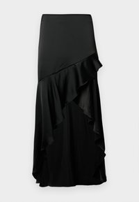 HOPE RUFFLE SKIRT - Saia comprida - black