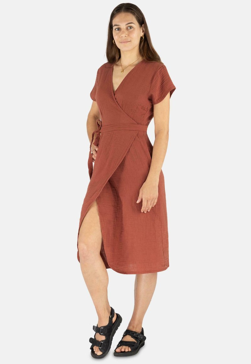 Normani MUSSELIN - Freizeitkleid - terracotta