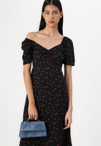 GAP PUFF SWEETHEART - Kasdienė suknelė - black