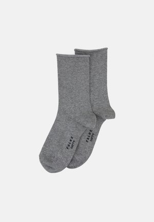 Happy 2-Pack everyday casual - Socken - light greymelange