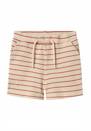 STREIFEN - Shorts - red ochre