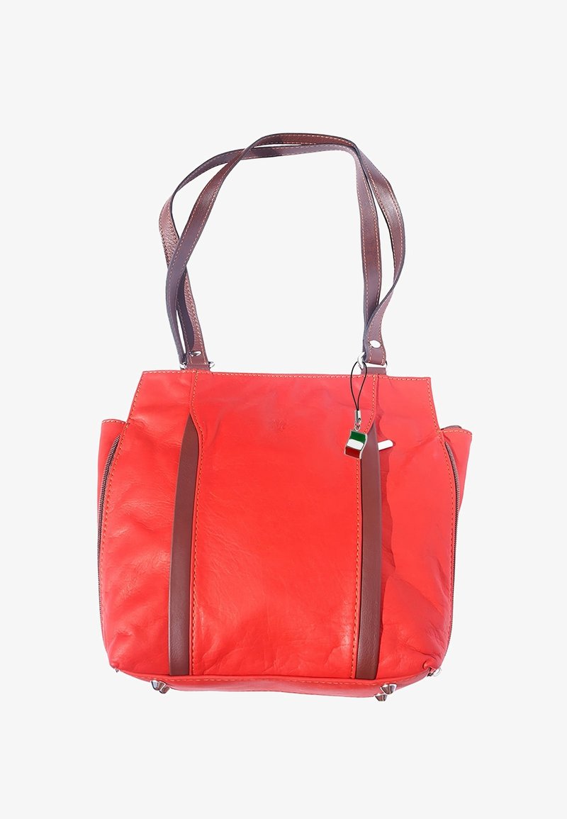 DrachenLeder Rugzak - rot braun