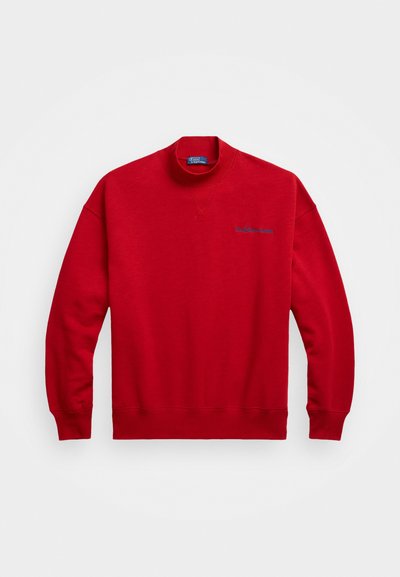 Polo Ralph Lauren LOGO FLEECE MOCKNECK - Športni pulover - madison red
